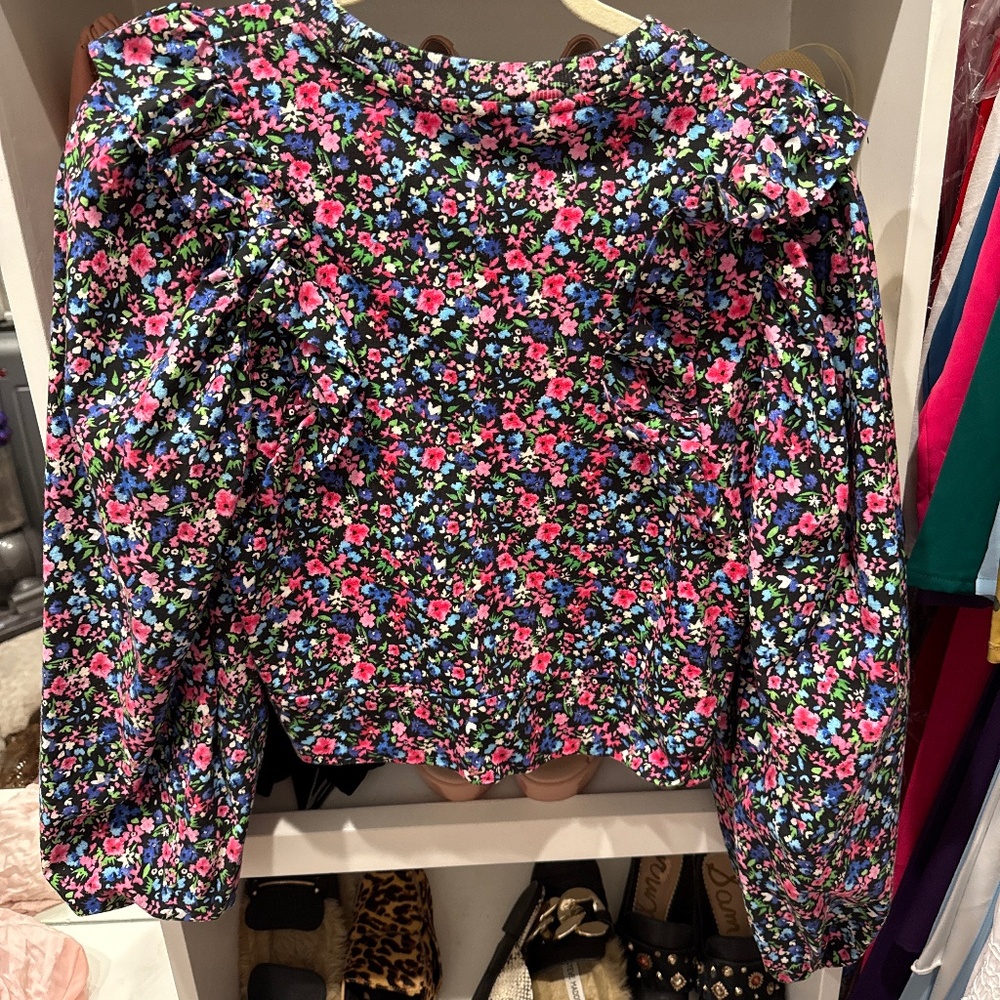 Ruffle Sweatshirt